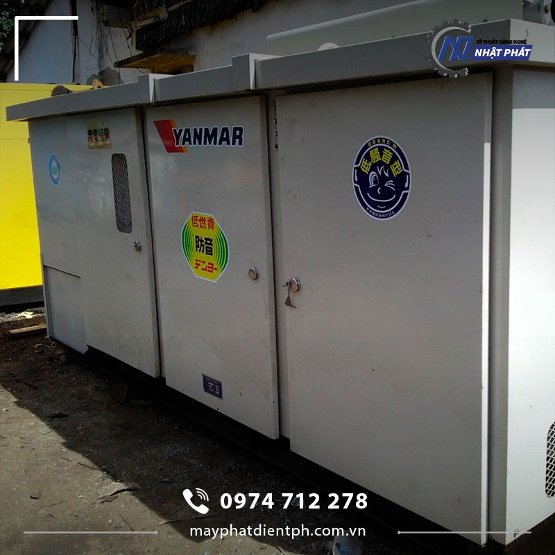 Máy phát điện Yanmar 400kVA Nhật bãi cũ chạy dầu 3 pha